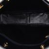 Chanel  Vintage Shopping shopping bag  in blue quilted leather - Detail D2 thumbnail