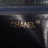 Chanel  Vintage Shopping shopping bag  in blue quilted leather - Detail D3 thumbnail
