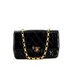 Chanel  Vintage handbag  in black patent quilted leather - 360 thumbnail