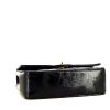 Chanel  Vintage handbag  in black patent quilted leather - Detail D4 thumbnail