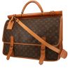Bolsa de viaje Louis Vuitton  Sac de chasse en lona Monogram marrón y cuero natural - 00pp thumbnail