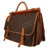 Louis Vuitton  Sac de chasse travel bag  in brown monogram canvas  and natural leather - Detail D2 thumbnail