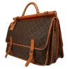 Sac de voyage Louis Vuitton  Sac de chasse en toile monogram marron et cuir naturel - Detail D2 thumbnail