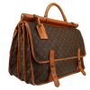 Louis Vuitton  Sac de chasse travel bag  in brown monogram canvas  and natural leather - Detail D3 thumbnail