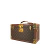 Louis Vuitton Malle à livres trunk in monogram canvas and natural leather - 00pp thumbnail