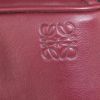 Loewe weekend bag in purple leather - Detail D3 thumbnail