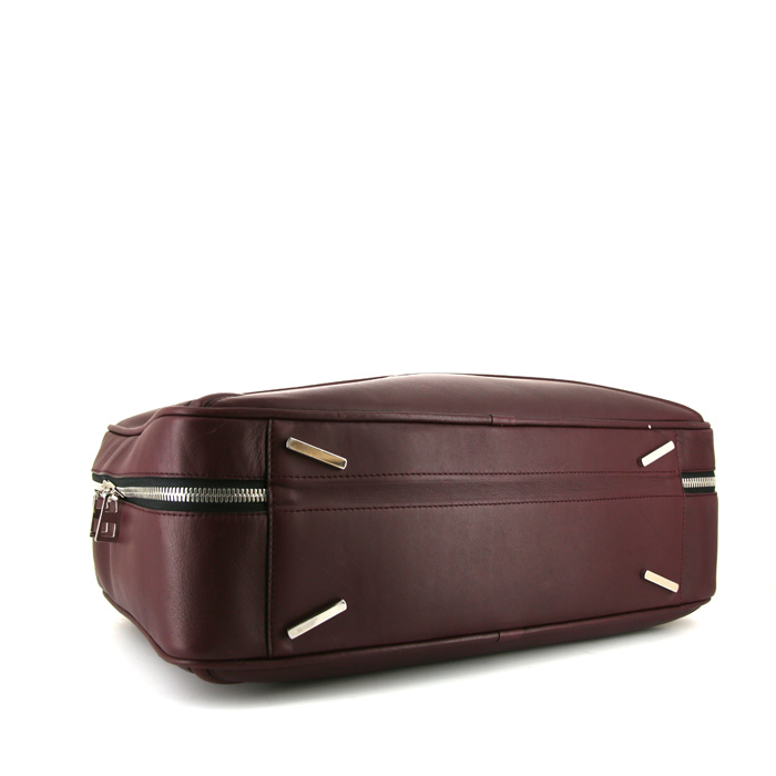 Loewe weekend bag in purple leather - Detail D4