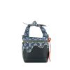 Louis Vuitton Japanese Cruiser shoulder bag in monogram denim canvas and blue grained leather - 360 thumbnail