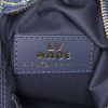 Louis Vuitton Japanese Cruiser shoulder bag in monogram denim canvas and blue grained leather - Detail D4 thumbnail