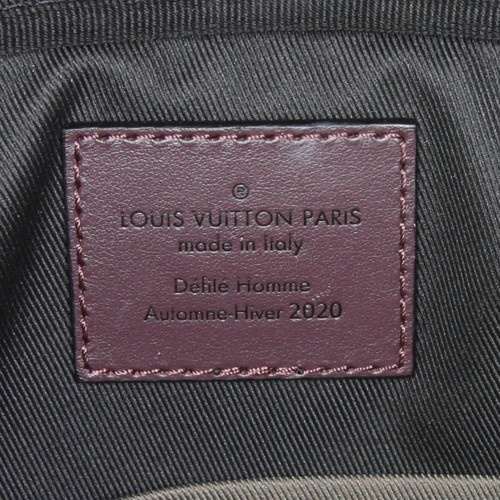 Borsa a tracolla Louis Vuitton Louis Vuitton Editions Limitées in tela monogram e pelle nera - Detail D4