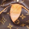 Bolso de mano Louis Vuitton Speedy 35 en lona Monogram marrón y cuero natural - Detail D3 thumbnail