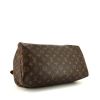 Borsa Louis Vuitton Speedy 35 in tela monogram marrone e pelle naturale - Detail D4 thumbnail