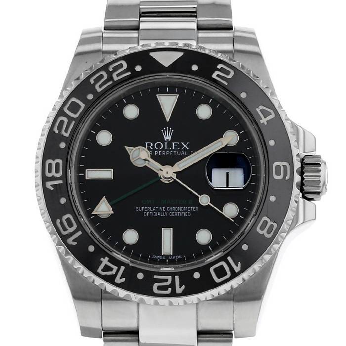 Rolex GMT-Master II watch in stainless steel Ref:  116710 Circa  2013 - 00pp