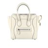 Celine Luggage handbag in off-white leather - 360 thumbnail