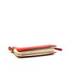Borsa a tracolla Givenchy Cross3 in pelle rossa e camoscio beige - Detail D5 thumbnail