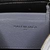Balenciaga Papier shoulder bag in grey leather - Detail D3 thumbnail