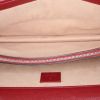 Gucci Dionysus handbag in white and black monogram tweed and burgundy leather - Detail D3 thumbnail