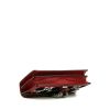 Gucci Dionysus handbag in white and black monogram tweed and burgundy leather - Detail D5 thumbnail
