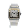 Cartier Santos Galbée watch in gold and stainless steel Circa  1990 - 360 thumbnail