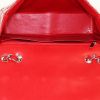 Borsa Chanel Timeless jumbo in pelle verniciata e foderata rossa - Detail D3 thumbnail