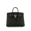 Hermes Birkin 25 cm handbag in black epsom leather - 360 thumbnail
