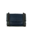 Bottega Veneta Olimpia handbag in blue crocodile - 360 thumbnail