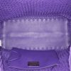 Shopping bag Bottega Veneta in pelle intrecciata viola - Detail D2 thumbnail
