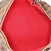 Louis Vuitton  Speedy 35 handbag  in ebene damier canvas  and brown leather - Detail D2 thumbnail