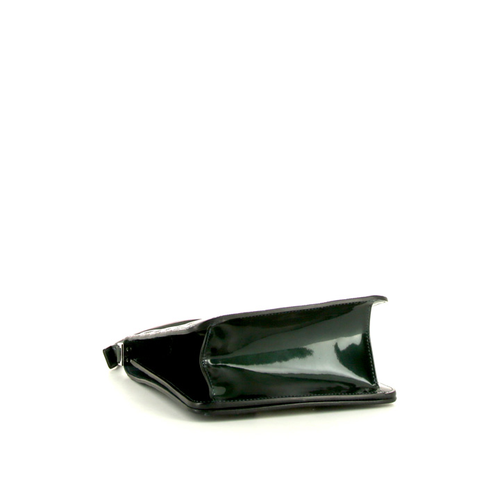 Louis Vuitton handbag in green patent leather - Detail D5