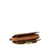 Bolso de mano Chloé Faye en cuero marrón y ante color burdeos - Detail D4 thumbnail