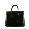 Saint Laurent Sac de jour handbag in black leather and black suede - 360 thumbnail