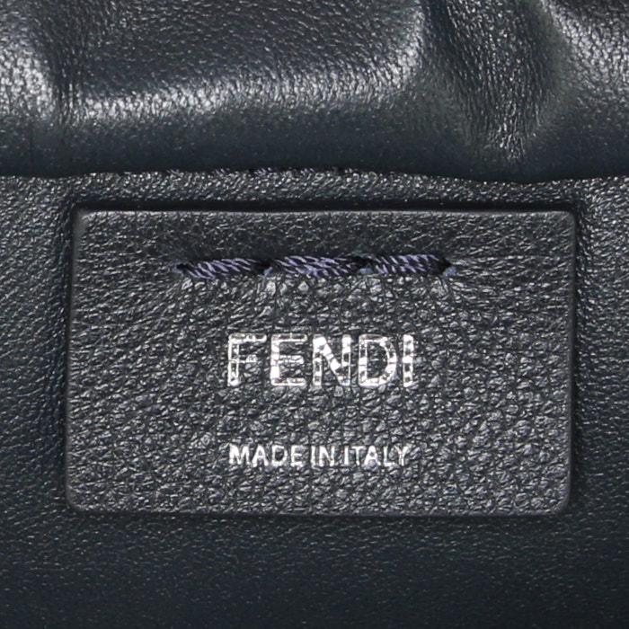 Bolso de mano Fendi 3 Jours en cuero azul, rojo y amarillo - Detail D4