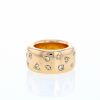 Pomellato Iconica large model ring in pink gold and diamonds - 360 thumbnail