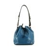 Louis Vuitton petit Noé handbag in blue epi leather and black leather - 360 thumbnail