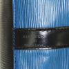 Bolso de mano Louis Vuitton petit Noé en cuero Epi azul y cuero negro - Detail D3 thumbnail