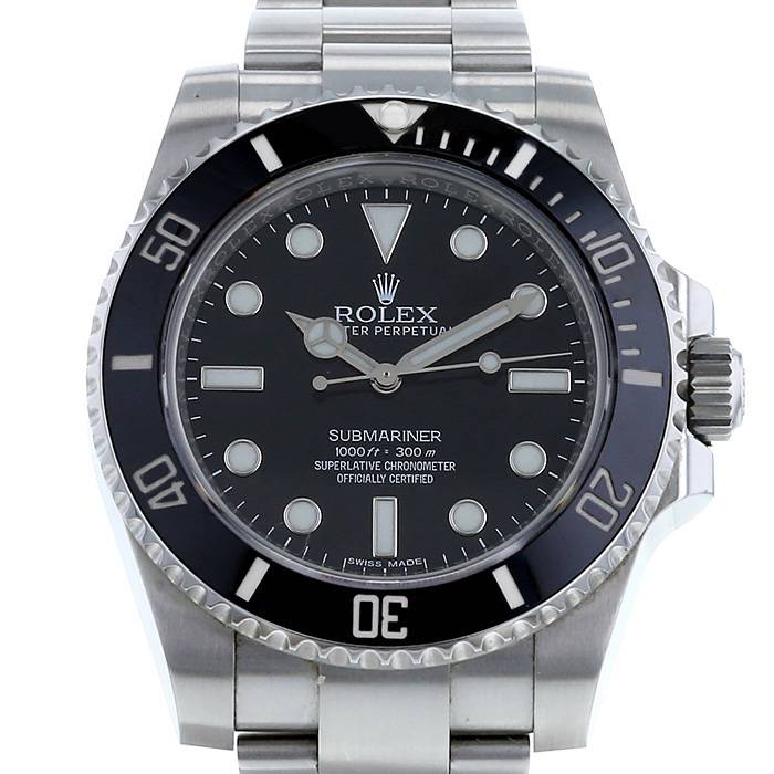 Reloj Rolex Submariner de acero Ref :  114060 Circa  2015 - 00pp