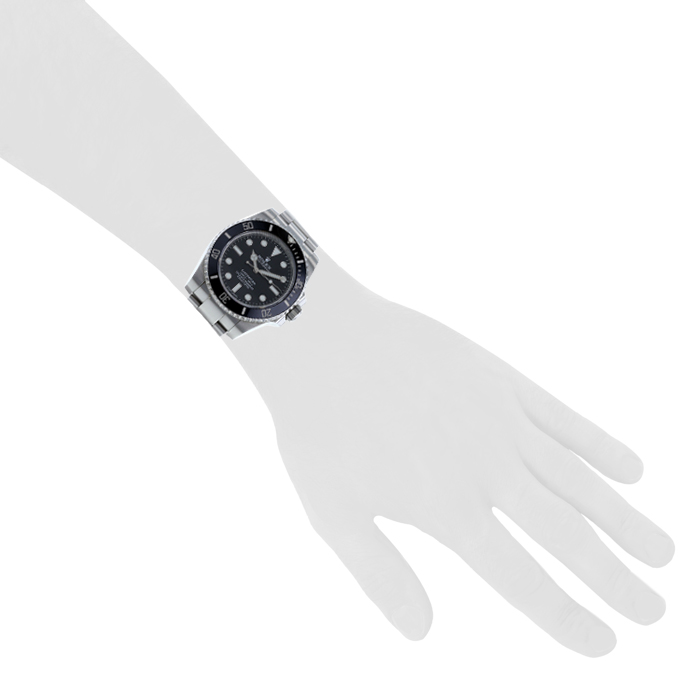 Rolex Submariner watch in stainless steel Ref:  114060 Circa  2015 - Detail D1