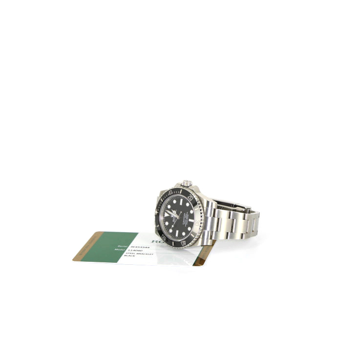 Rolex Submariner watch in stainless steel Ref:  114060 Circa  2015 - Detail D2