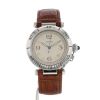 Cartier Pasha watch in stainless steel Ref:  1580 Circa  1990 - 360 thumbnail