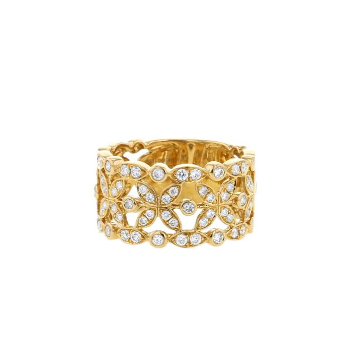 Mauboussin Diamants de Rosée ring in yellow gold and diamonds - 00pp