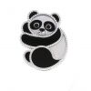 Broche Van Cleef & Arpels Lucky Animals Panda en or blanc, onyx et nacre - 360 thumbnail