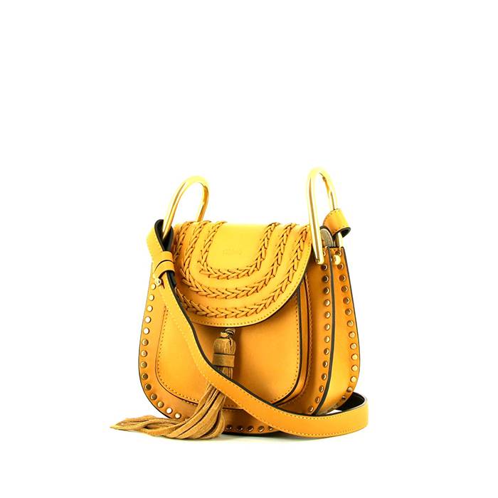 Chloé Hudson shoulder bag in yellow leather - 00pp