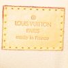 Shopping bag Louis Vuitton Louis Vuitton Sac Plat in tela monogram cerata marrone e pelle naturale - Detail D3 thumbnail