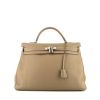 Hermes Kelly 40 cm handbag in etoupe togo leather - 360 thumbnail