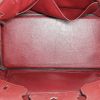 Borsa Hermès Birkin 40 cm in pelle togo bordeaux - Detail D2 thumbnail