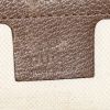 Bolsito-cinturón Gucci en lona Monogram revestida beige y cuero marrón - Detail D3 thumbnail