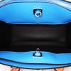Bolso de mano Louis Vuitton City Steamer modelo mediano en cuero azul, naranja y negro - Detail D2 thumbnail