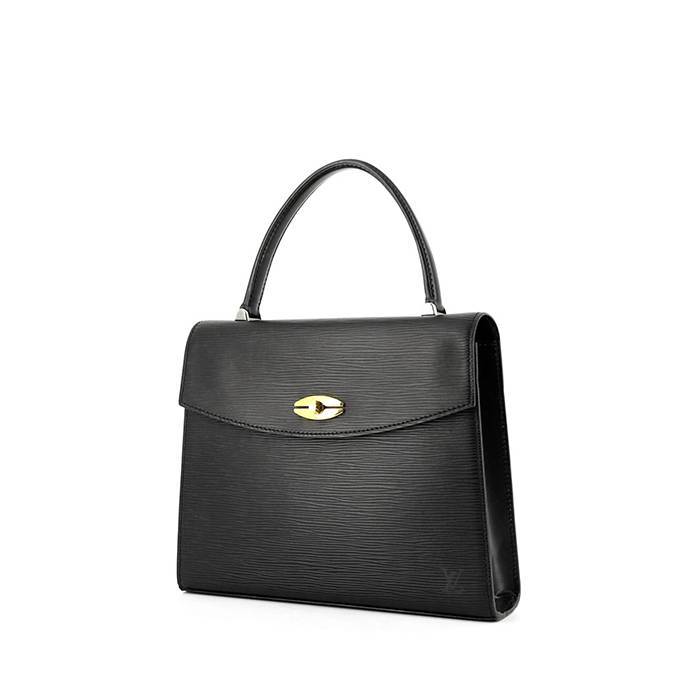 Louis Vuitton Black Epi Leather Malesherbes Top Handle