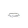 Boucheron Beloved solitaire ring in platinium and diamonds - 00pp thumbnail