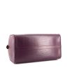 Louis Vuitton Speedy 30 handbag in purple epi leather - Detail D4 thumbnail
